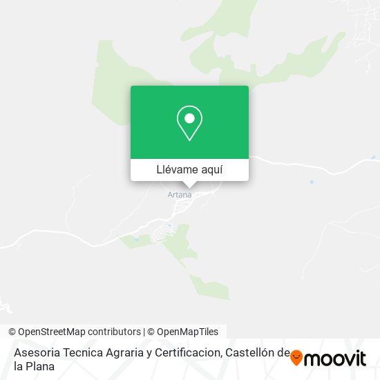 Mapa Asesoria Tecnica Agraria y Certificacion