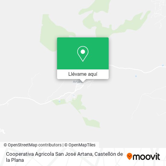 Mapa Cooperativa Agricola San José Artana