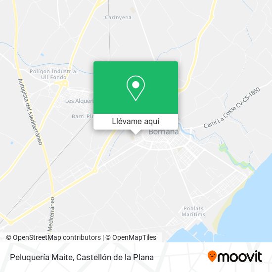 Mapa Peluquería Maite