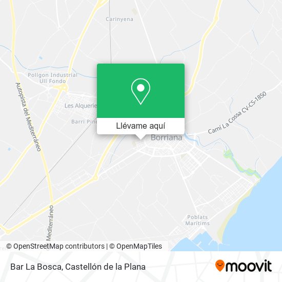 Mapa Bar La Bosca
