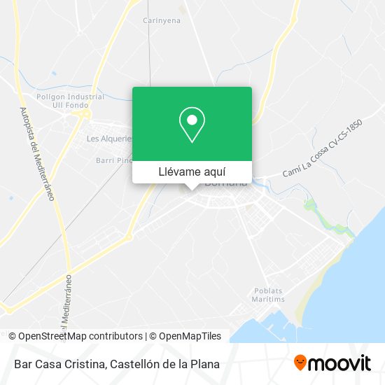 Mapa Bar Casa Cristina