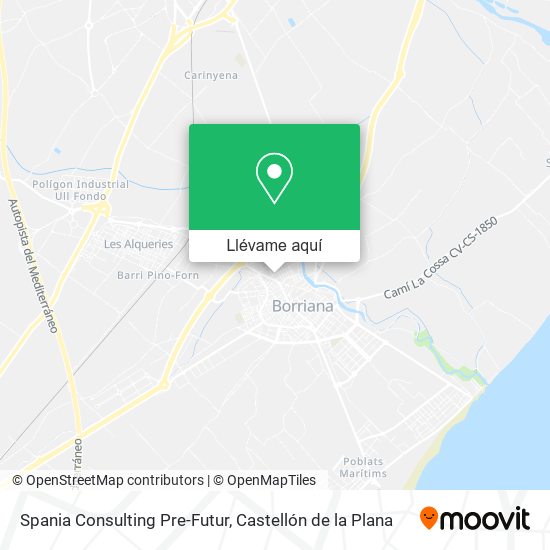 Mapa Spania Consulting Pre-Futur