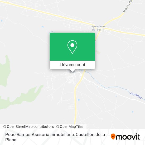 Mapa Pepe Ramos Asesoría Inmobiliaria