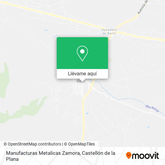 Mapa Manufacturas Metalicas Zamora
