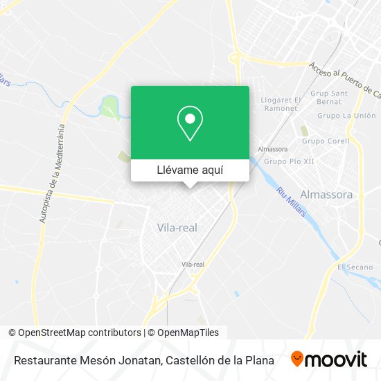 Mapa Restaurante Mesón Jonatan