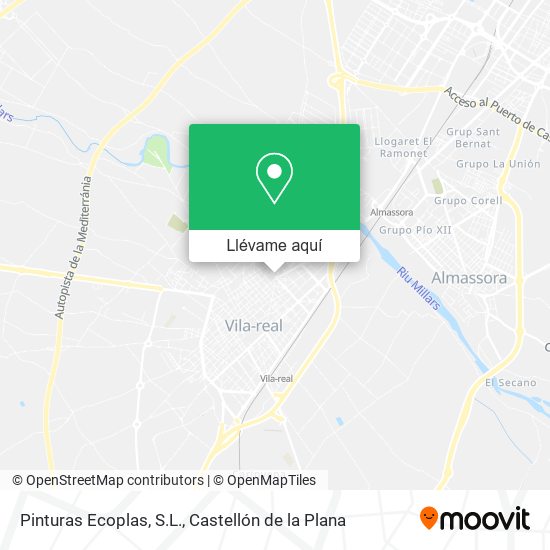 Mapa Pinturas Ecoplas, S.L.