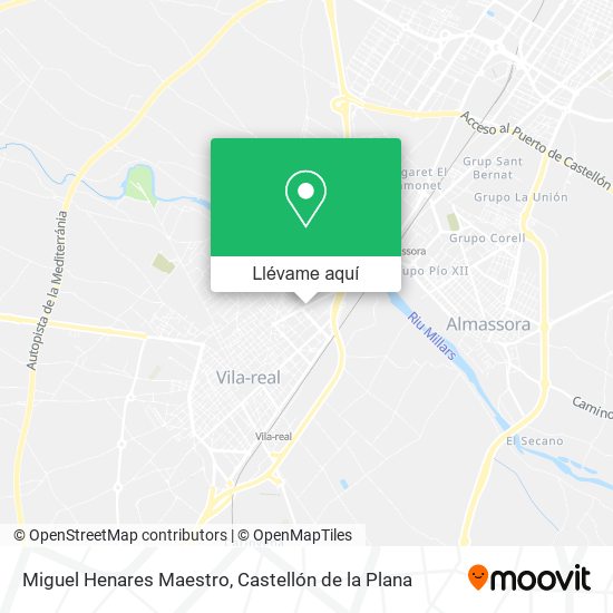 Mapa Miguel Henares Maestro