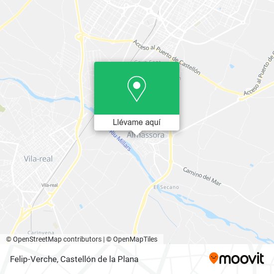 Mapa Felip-Verche