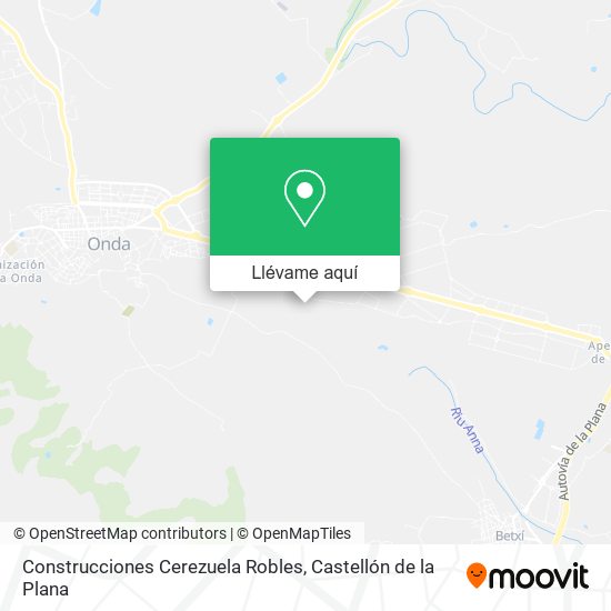 Mapa Construcciones Cerezuela Robles