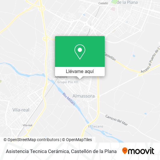 Mapa Asistencia Tecnica Cerámica