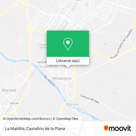 Mapa La Maldita