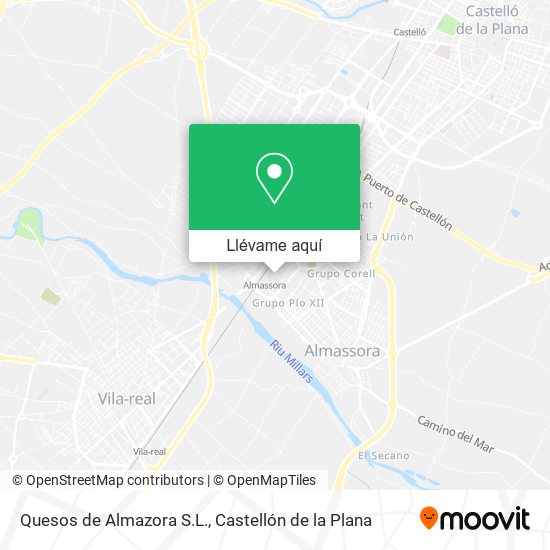Mapa Quesos de Almazora S.L.