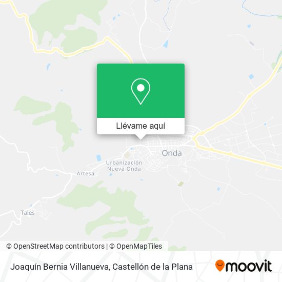Mapa Joaquín Bernia Villanueva