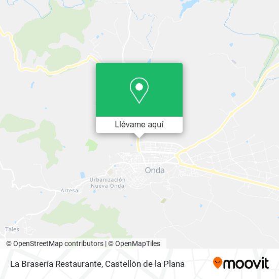 Mapa La Brasería Restaurante