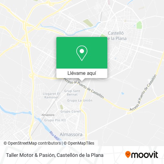 Mapa Taller Motor & Pasión