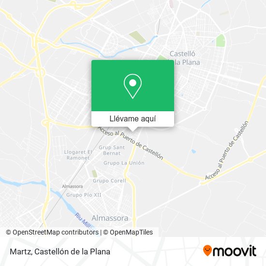 Mapa Martz