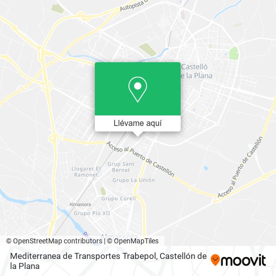 Mapa Mediterranea de Transportes Trabepol