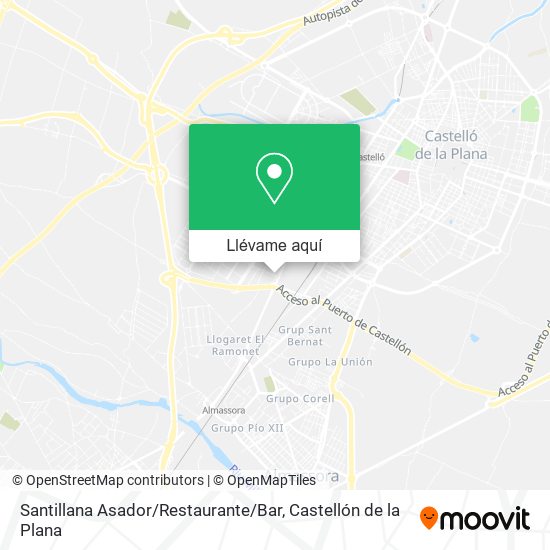 Mapa Santillana Asador / Restaurante / Bar