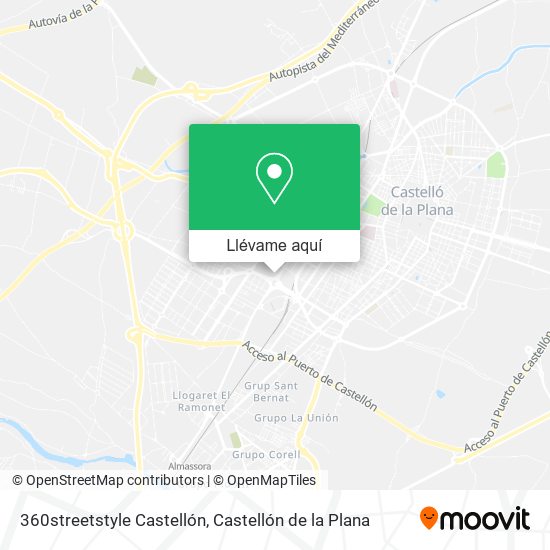 Mapa 360streetstyle Castellón