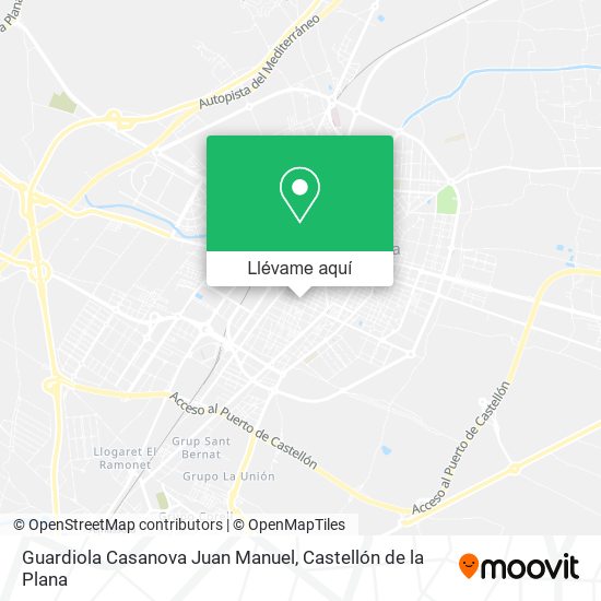 Mapa Guardiola Casanova Juan Manuel