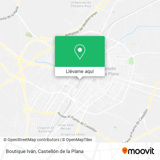 Mapa Boutique Iván