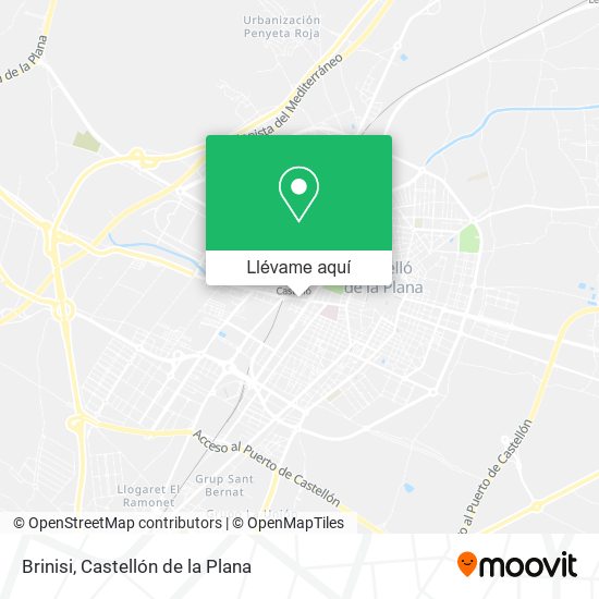 Mapa Brinisi