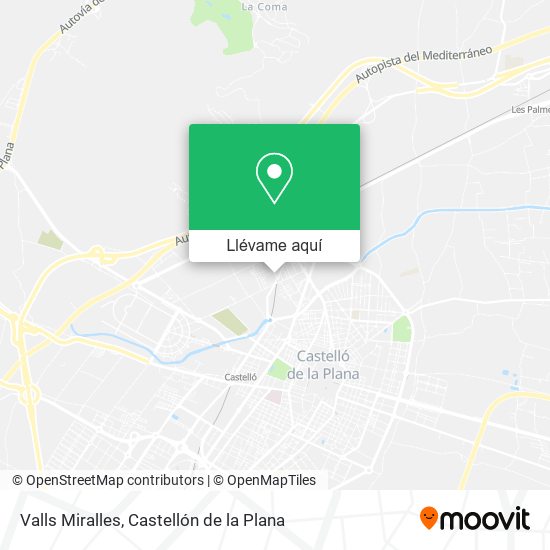 Mapa Valls Miralles