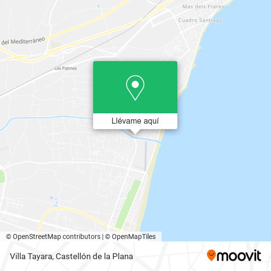 Mapa Villa Tayara