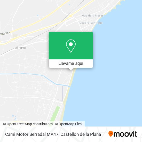 Mapa Cami Motor Serradal MA47