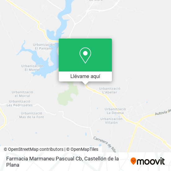 Mapa Farmacia Marmaneu Pascual Cb