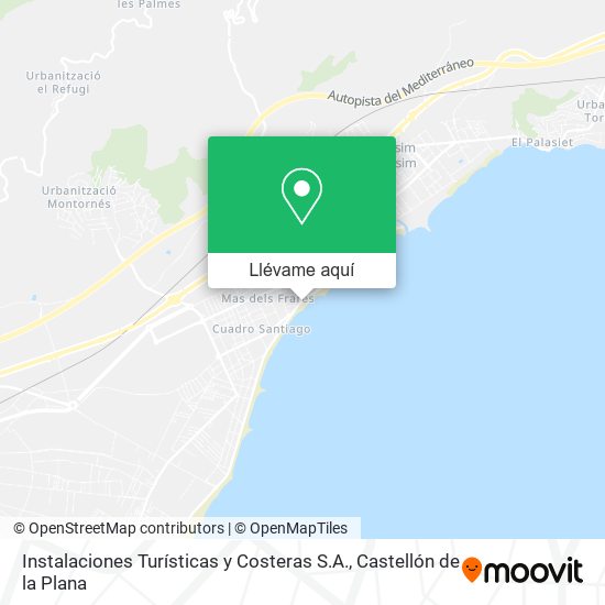 Mapa Instalaciones Turísticas y Costeras S.A.