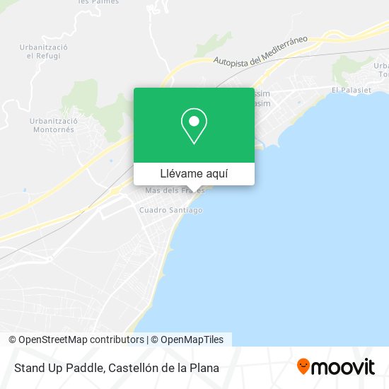 Mapa Stand Up Paddle