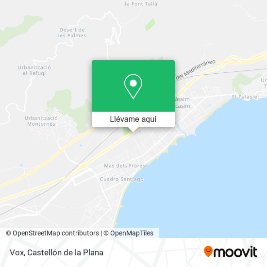 Mapa Vox