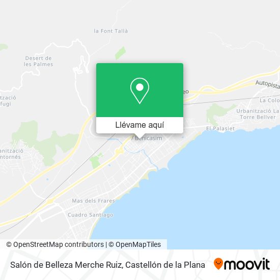 Mapa Salón de Belleza Merche Ruiz