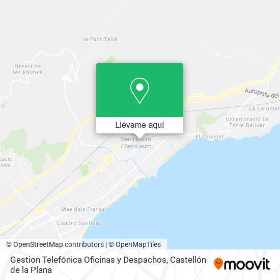 Mapa Gestion Telefónica Oficinas y Despachos