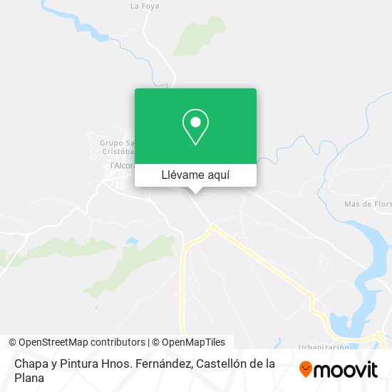Mapa Chapa y Pintura Hnos. Fernández
