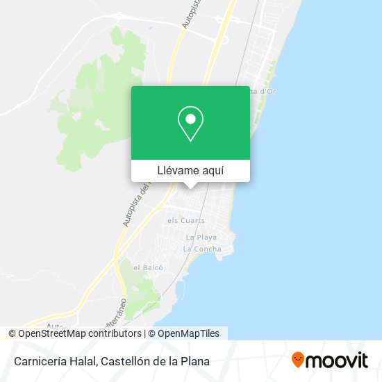 Mapa Carnicería Halal