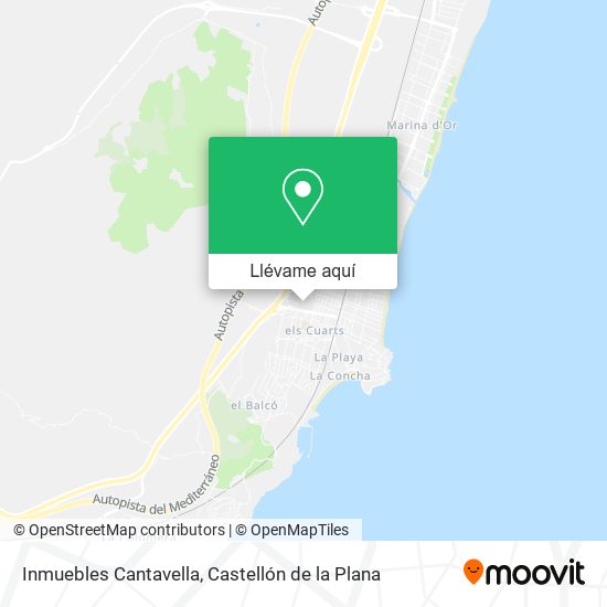 Mapa Inmuebles Cantavella