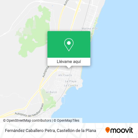 Mapa Fernández Caballero Petra