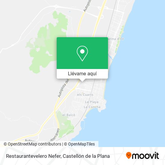 Mapa Restaurantevelero Nefer
