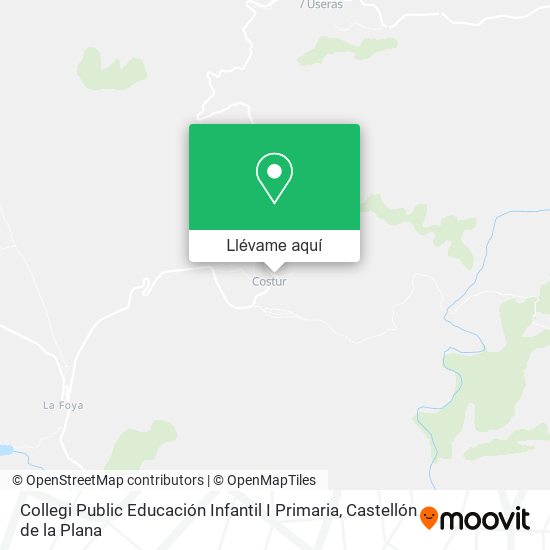 Mapa Collegi Public Educación Infantil I Primaria