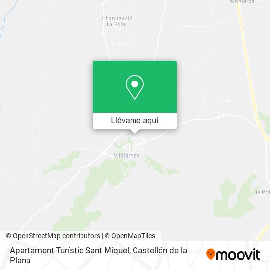 Mapa Apartament Turístic Sant Miquel