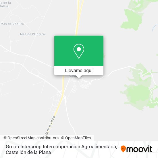 Mapa Grupo Intercoop Intercooperacion Agroalimentaria