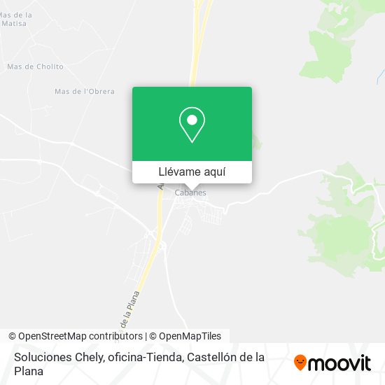 Mapa Soluciones Chely, oficina-Tienda