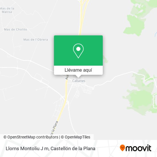 Mapa Llorns Montoliu J m