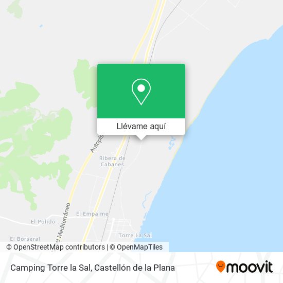 Mapa Camping Torre la Sal