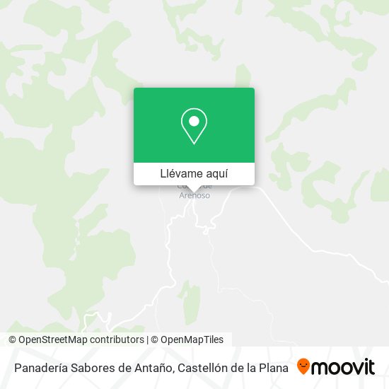Mapa Panadería Sabores de Antaño