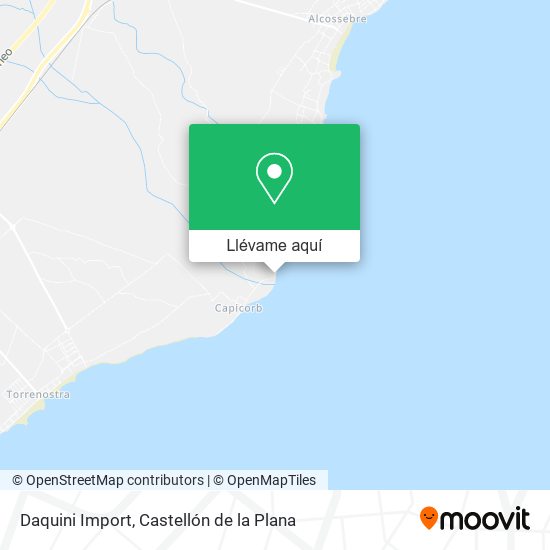 Mapa Daquini Import