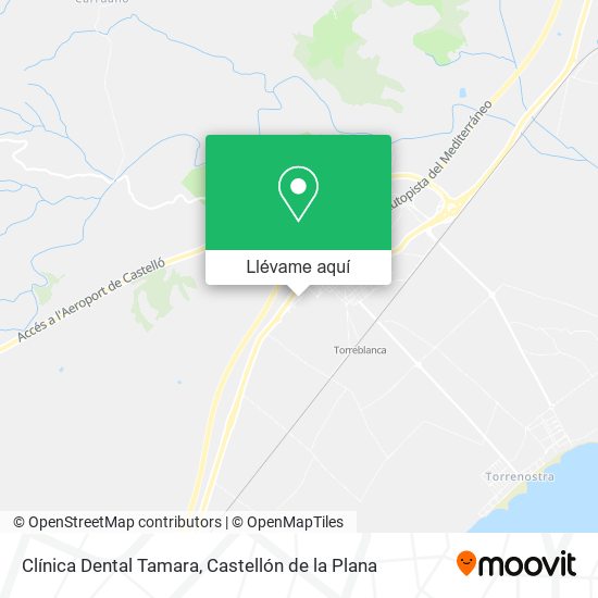 Mapa Clínica Dental Tamara