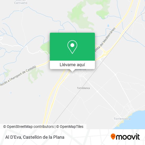 Mapa Al D'Eva